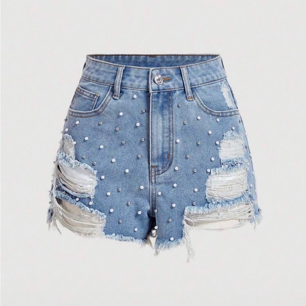 Pearl & Sparkle Jean Shorts